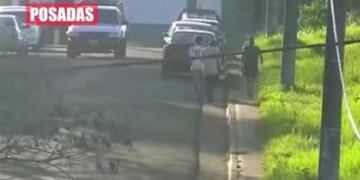 Detuvieron a tres jóvenes por amenazar con un machete a transeúntes en Posadas.