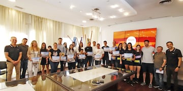 Deportistas locales de Villa Carlos Paz recibieron un reconocimiento por sus destacados resultados