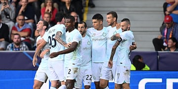 El Inter, con el Tucu Correa de titular, ganó 2 a 0. Foto: @Inter_Es