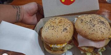 La hamburgesa recreada como si fuera de... en una familia de Villa María (Gentileza familiar)