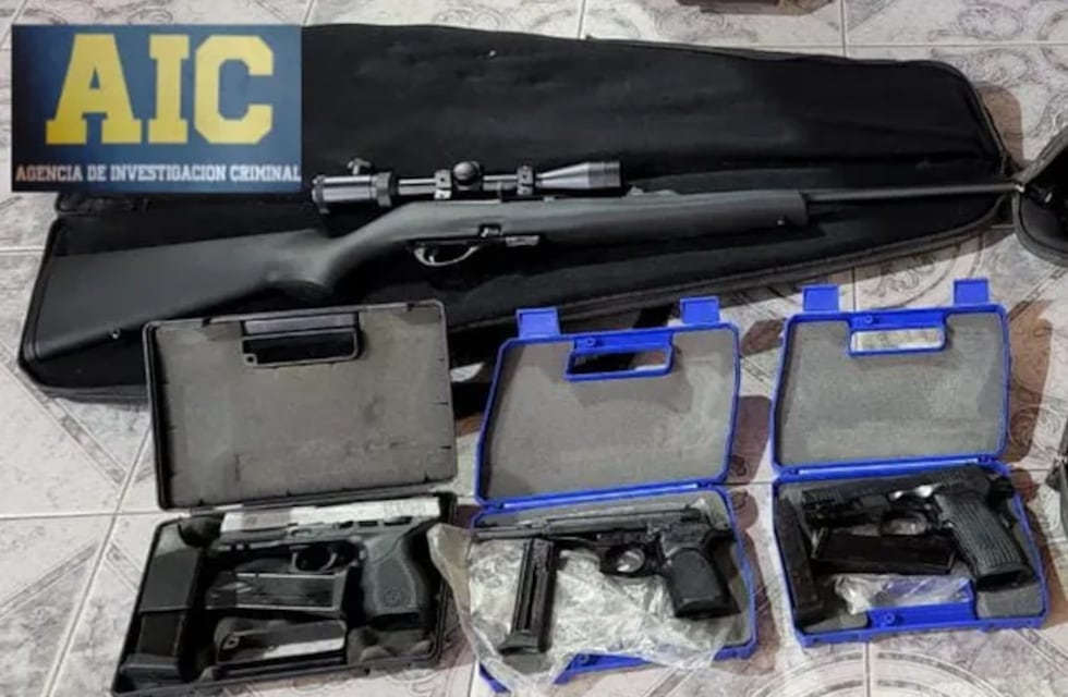Tras una denuncia por violencia de género secuestran un arsenal en Soldini