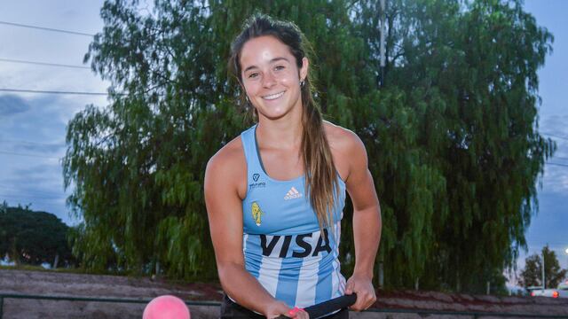 Hockey sobre césped. Delfina Thomé la representante mendocina en Las Leonas.
Foto: Nicolás Rios / Los Andes