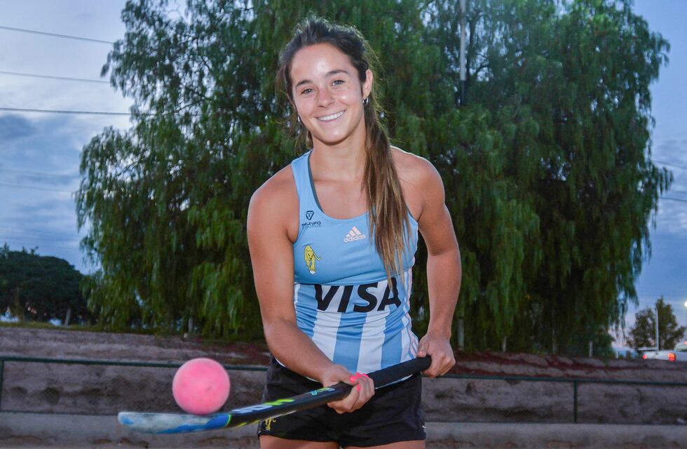 Delfina Thomé festejó tras la coronación de Las Leonas en la Pro League