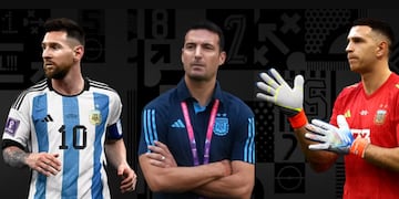 Messi, Scaloni y Martínez finalistas en "The Best". Foto: FIFA