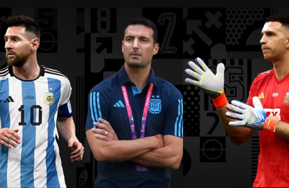 A una semana de los premios “The Best”: Messi, Scaloni y el “Dibu” Martínez son los grandes protagonistas