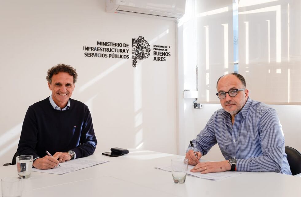 Katopodis y Garate: convenio económico para la pavimentación de 120 cuadras