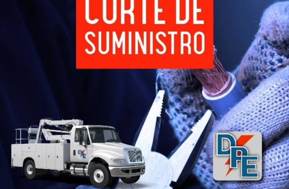 Comunicado de la DPE: corte de energía eléctrica en zona alta de hoteles