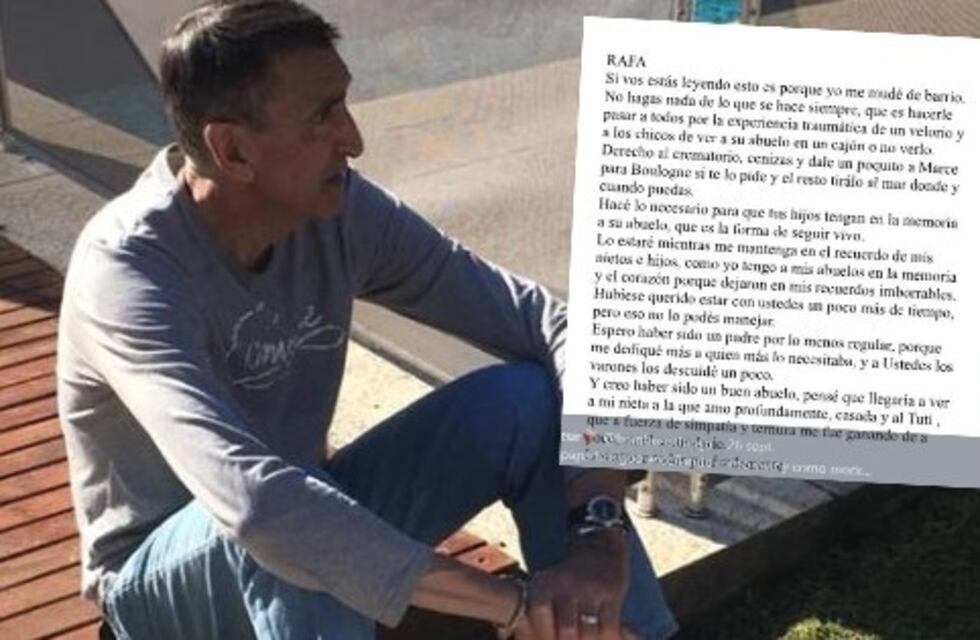 Le escribió una carta a su hijo antes de morir y se hizo viral