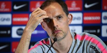 Thomas Tuchel estaría a punto de ser destituido como técnico del PSG (Foto: AFP).