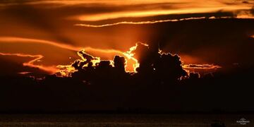 Atardecer en Miramar de Ansenuza - PH Hugo Giraudo