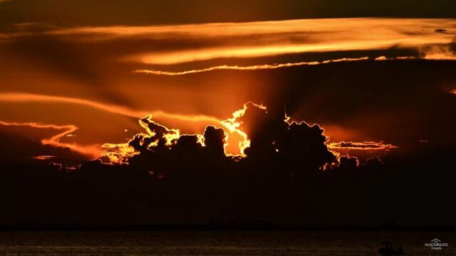 Atardecer en Miramar de Ansenuza - PH Hugo Giraudo
