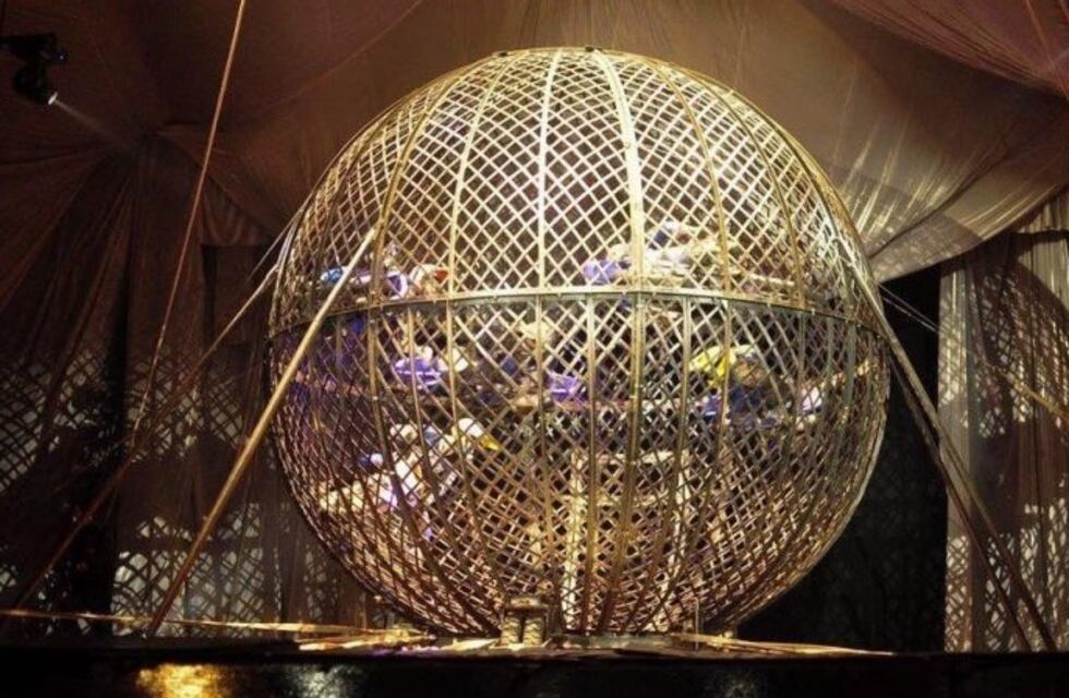 Puede fallar: tres heridos en el "Globo de la Muerte" del circo Servian