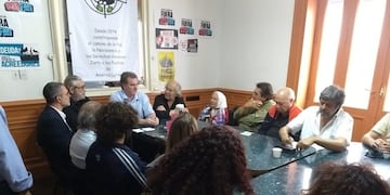 Reunión de organizaciones sociales con Seguridad por el G20