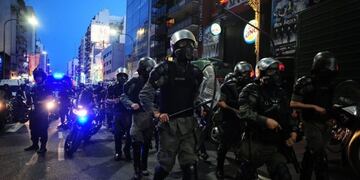 Incidentes en la marcha contra la OMC\u002E (Foto: Captura de pantalla)