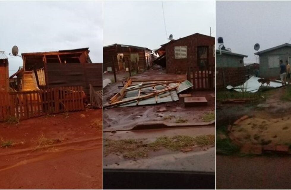 En Posadas auxilian a afectados por la tormenta que dañó a unas 30 casas