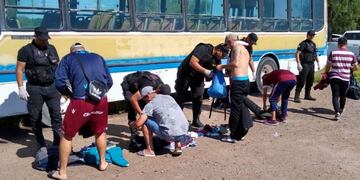 Desmienten que hinchas de Lanús demorados en La Rioja hayan transportado drogas