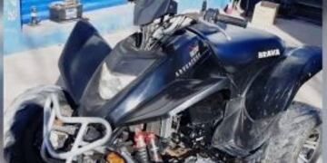 Secuestraron un cuatriciclo marca Brava Adventure 250