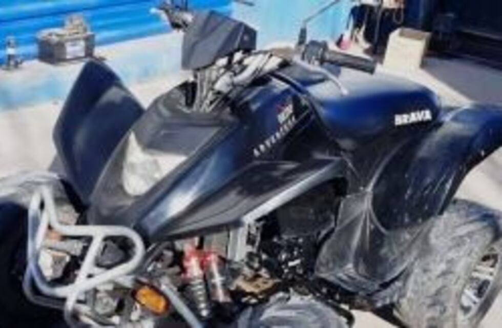 Arroyito: derrapaba con el cuatriciclo, fue detenido y no tenia la documentación