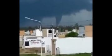 Impresionante tornado en Las Varillas\u002E