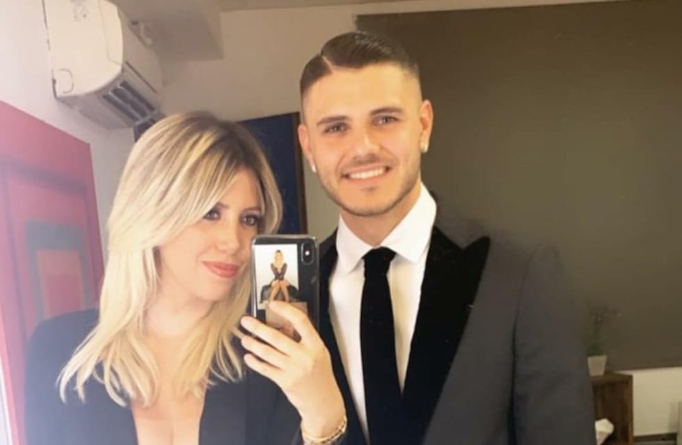 Wanda Nara subió una serie de fotos con Mauro Icardi desnudo