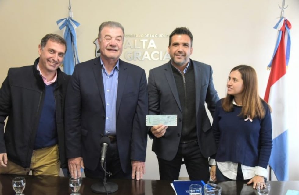 Alta Gracia recibió más de 2 millones de pesos para el área de salud