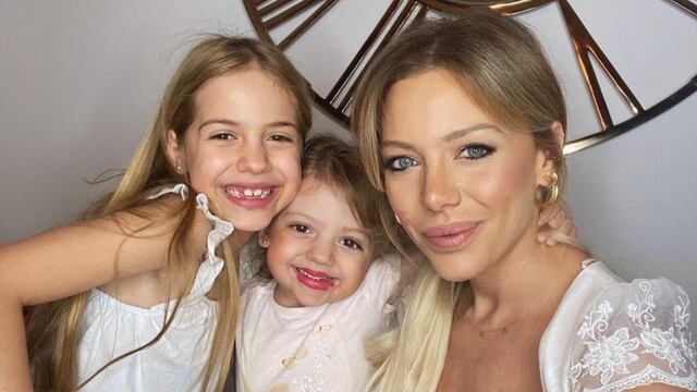 Evangelina Anderson le hizo el desafío viral de los chocolates a su hijita menor