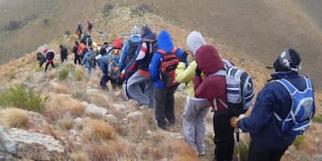 Cerro de la Cruz, en Juana Koslay, San Luis\u002E