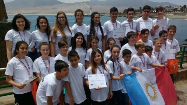 Los chicos premiados en Chile\u002E