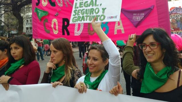 Marcha por el aborto legal en Córdoba\u002E