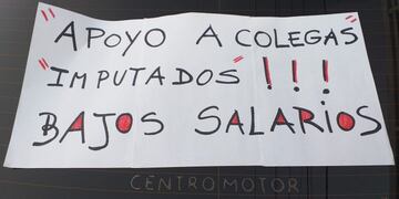 Protesta de trabajadores de la salud