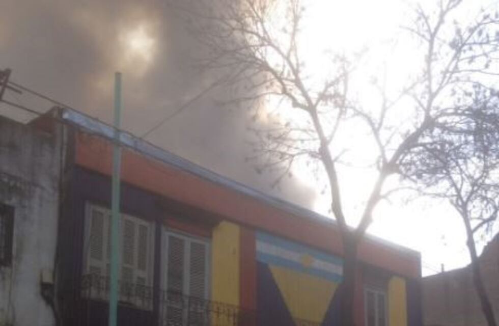 Se incendió un conventillo en La Boca