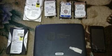 Elementos secuestrados en Villa Mercedes