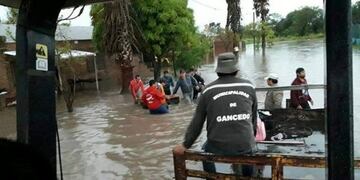 Todo el sudoeste chaqueño quedó bajo agua por las fuertes lluvias