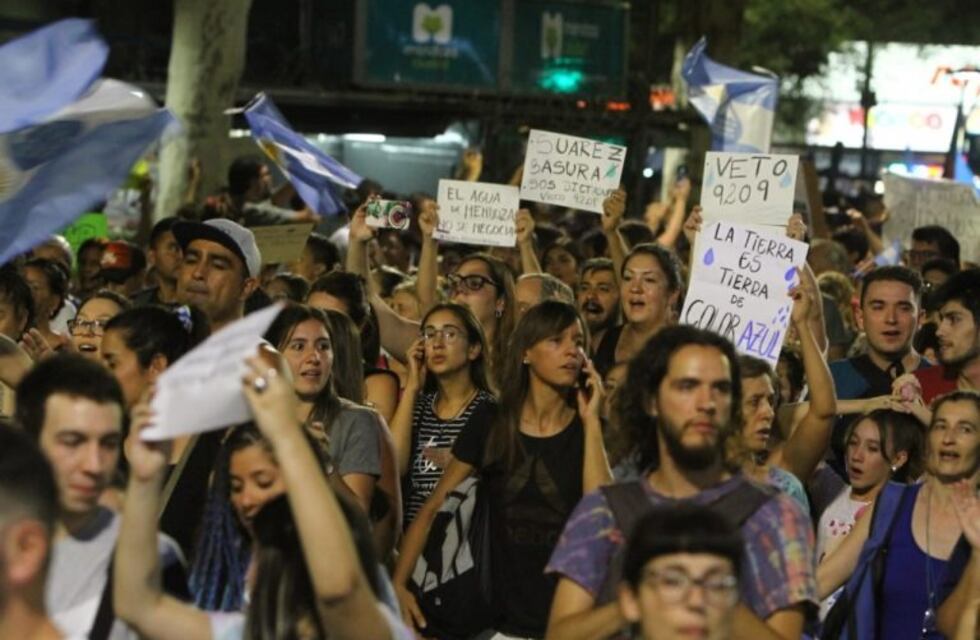 Continuarán las manifestaciones hasta la derogación de Ley 9.209
