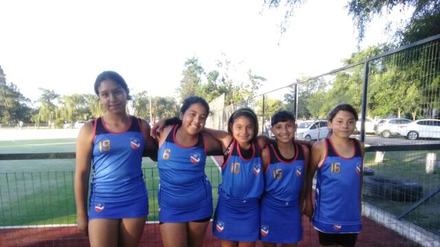 Jugadoras de Hockey de Arroyito en Rio Cuarto