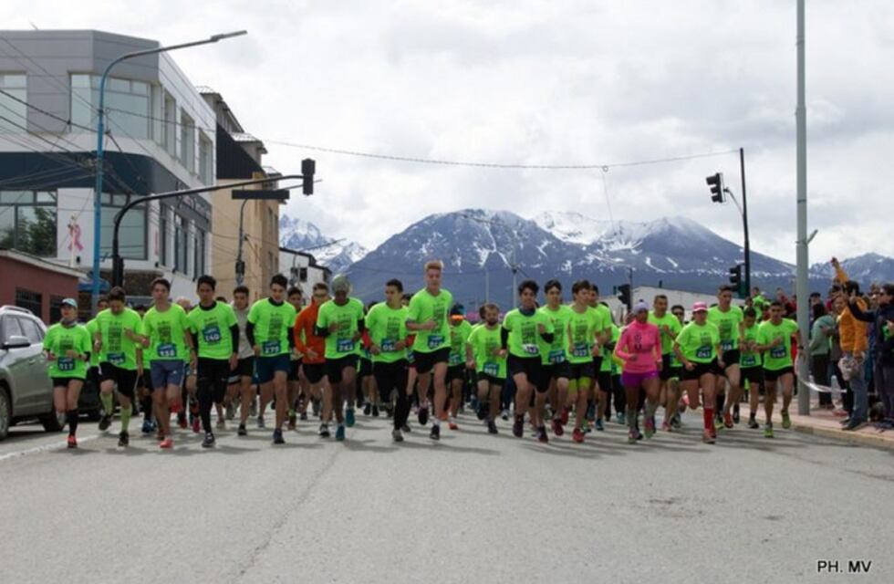 Posiciones de la "Ushuaia Corre por los Jóvenes"