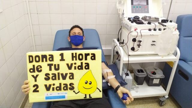 El carlospacense que ya donó seis veces plasma y que promueve hacerlo por la salud de aquel que lo está necesitando\u002E