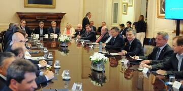 Rogelio Frigerio vuelve a recibir a los gobernadores\u002E