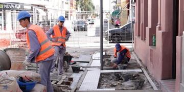 obras en el microcentro
