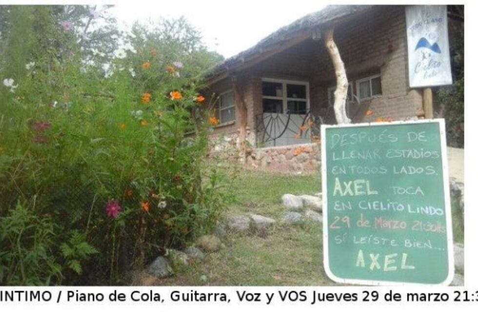 Le pidió a Axel que diera un recital para salvar su barcito del cierre...¡y lo logró!