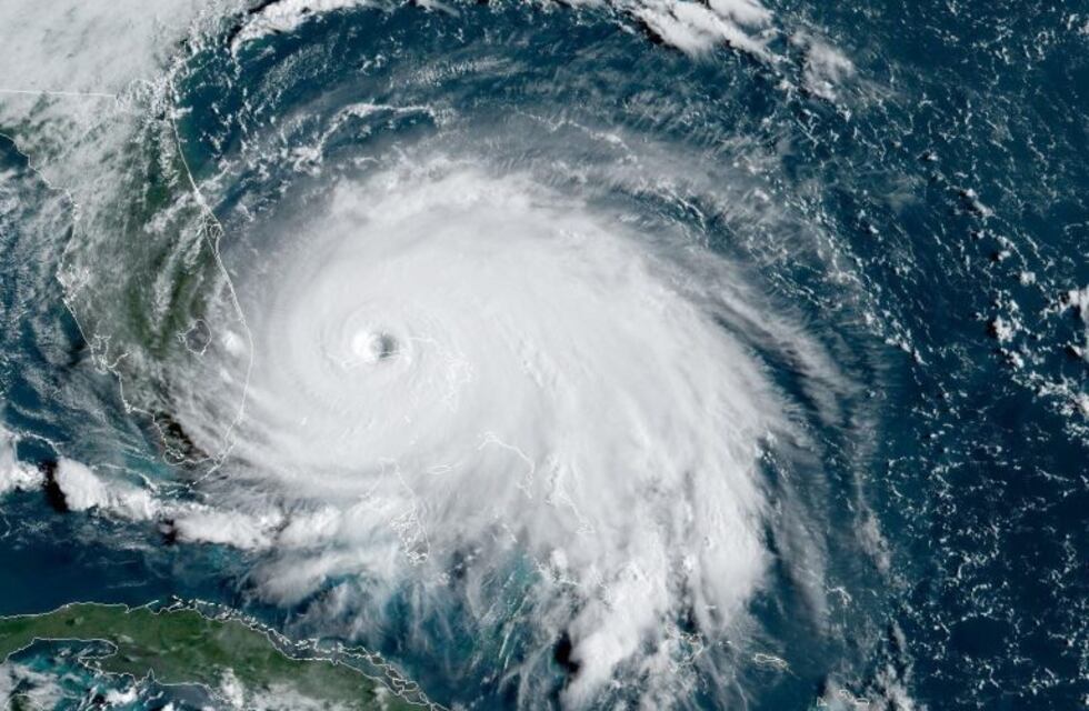 Increíbles imágenes del ojo del huracán Dorian