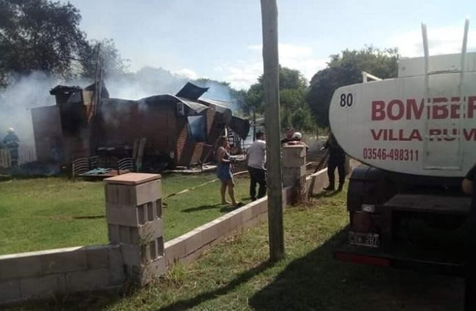 Villa Rumipal: falleció un hombre en el incendio de su vivienda