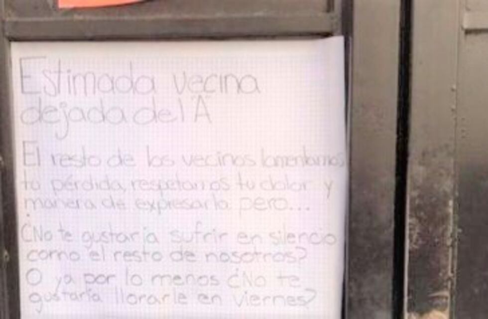 Cortó con su novio y su vecina le dejó una nota que se volvió viral