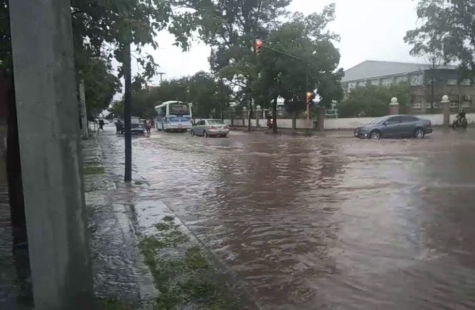 Cayeron 35 mm de agua precipitada en menos de 24 horas
