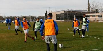 La última práctica de Godoy realizada este domingo antes de viajar para el encuentro de esta noche por la Copa Argentina\u002E