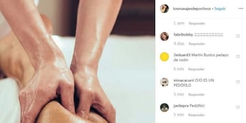 El perfil trucho de Instagram que usaba Bustos para chatear con chicos de Newell's