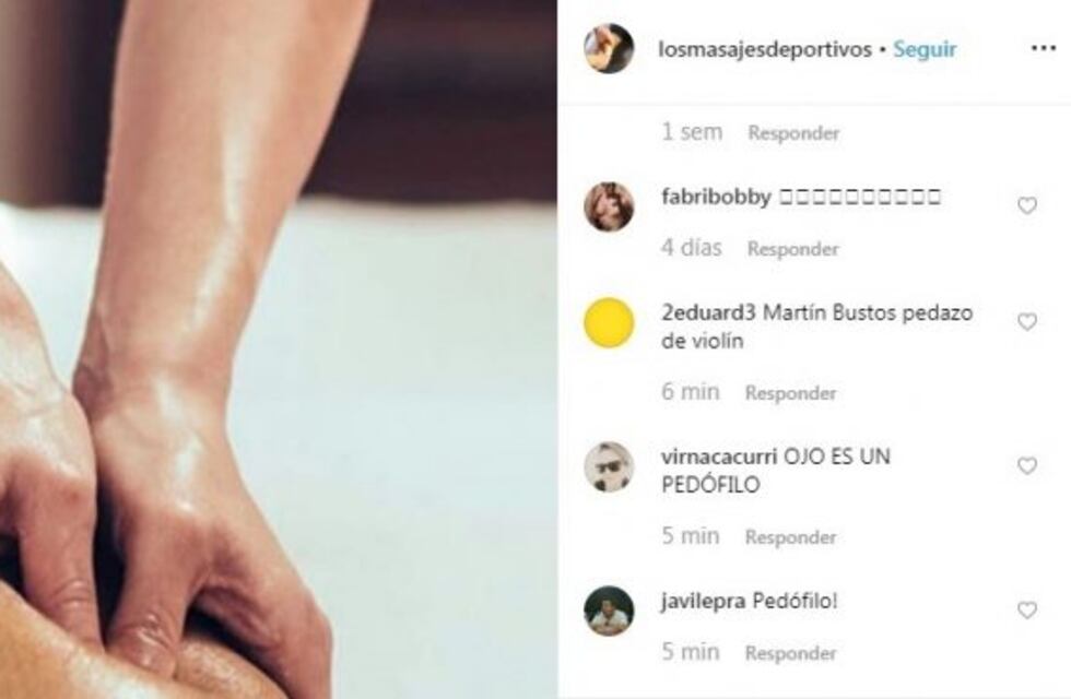 Escracharon la cuenta de Instagram con la que Bustos contactó al chico de Newell's