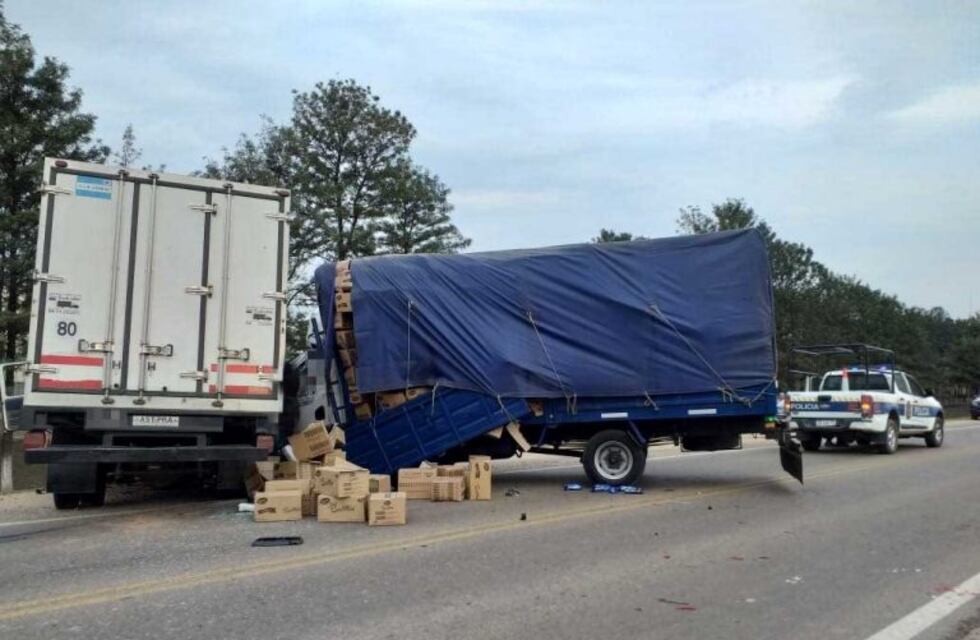 Dos camiones chocaron de frente en la ruta 34 cerca de Tartagal