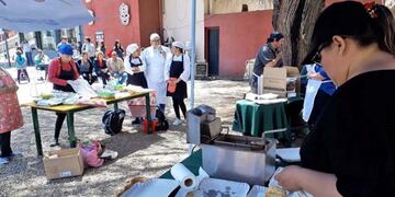 La explanada del Cristo del Portezuelo, fue el escenario elegido por el municipio local para desarrollar ayer el evento