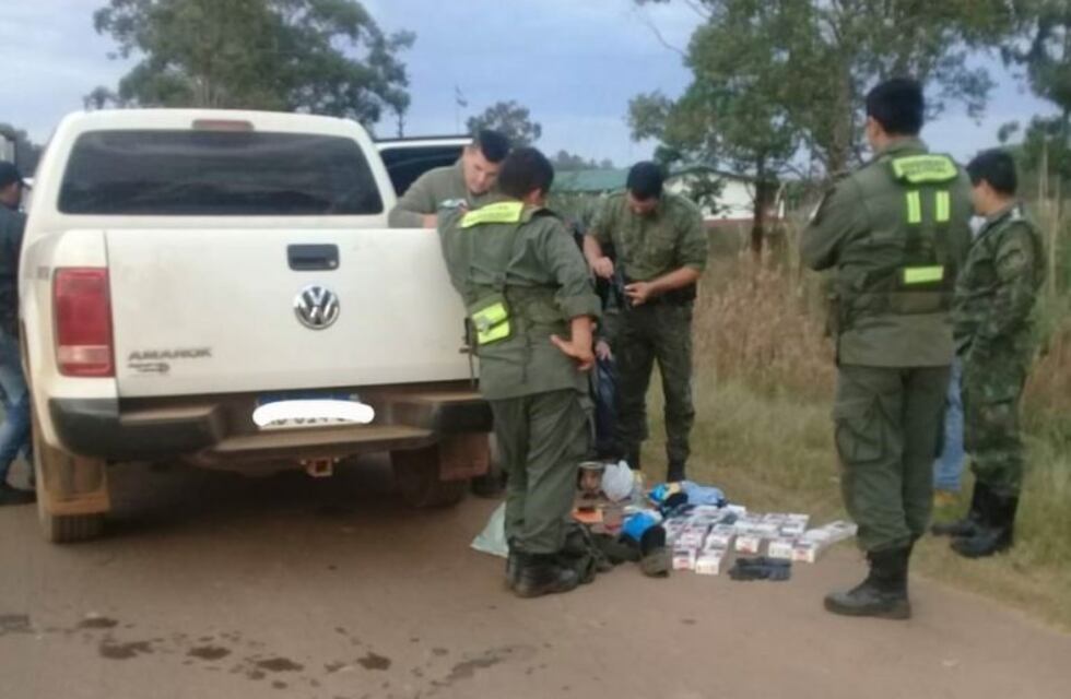Gendarmes se quedaron con cigarrillos de contrabando